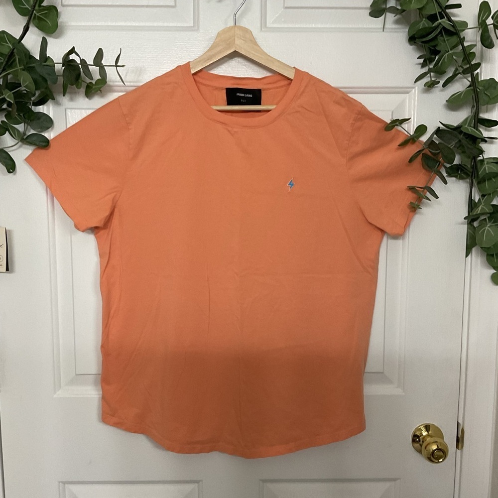 Jared Lang Vibrant Orange Short Sleeve Tee - Picture 2 of 6